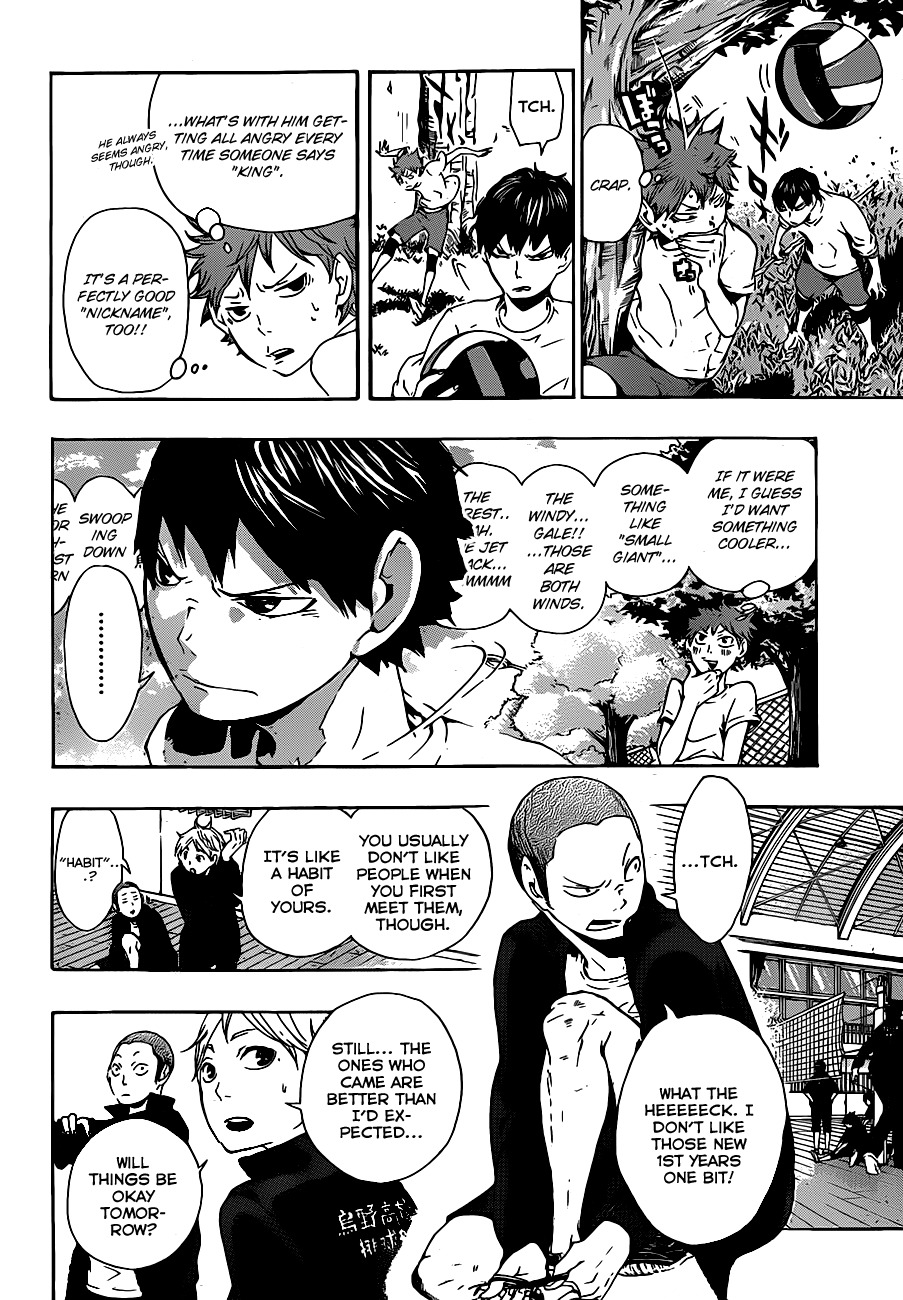 Haikyu!! Chapter 5 page 6 - Chapter 5: The King of the Court