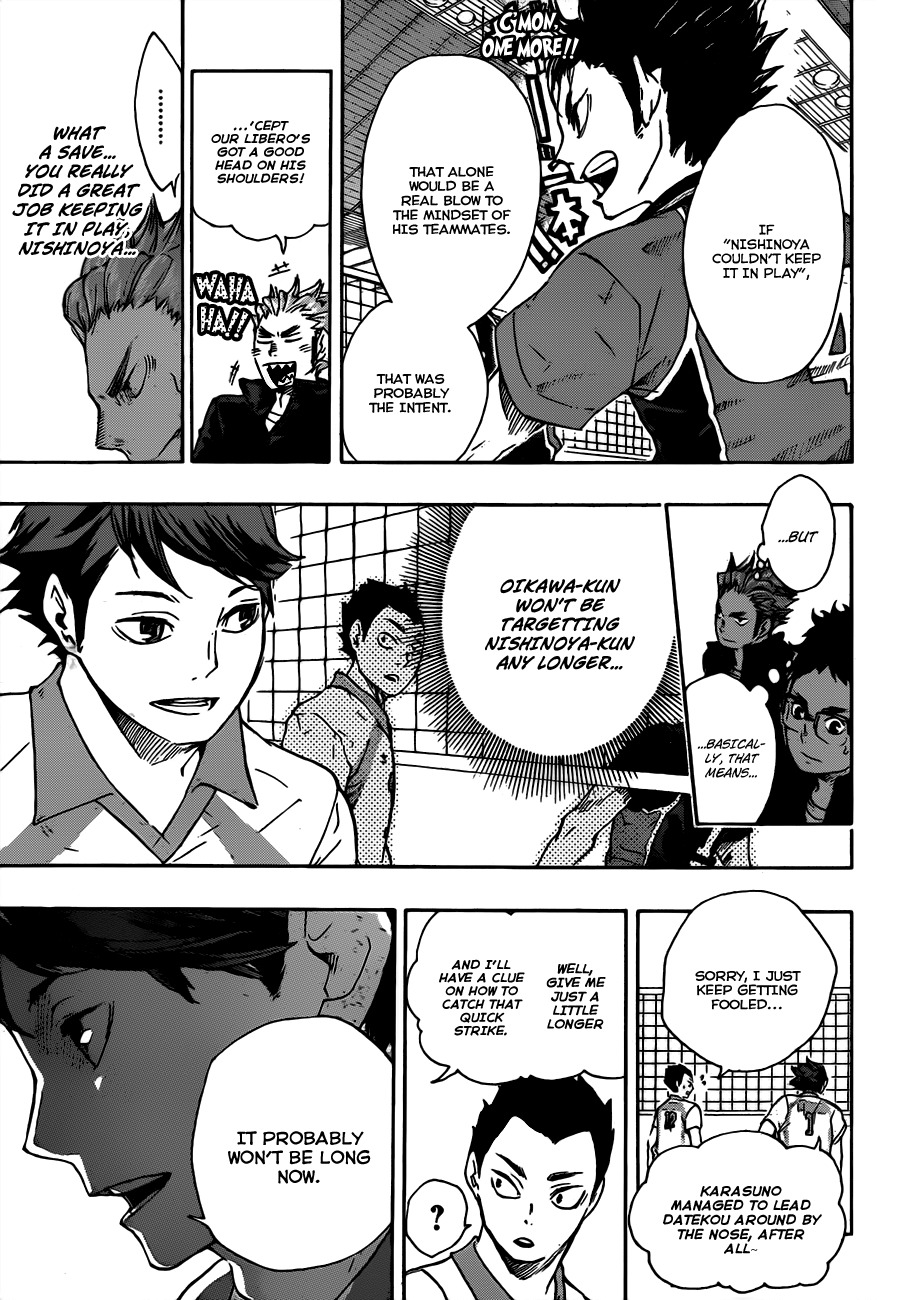 Haikyu!! Chapter 50 page 11 - Chapter 50: The Setter Showdown
