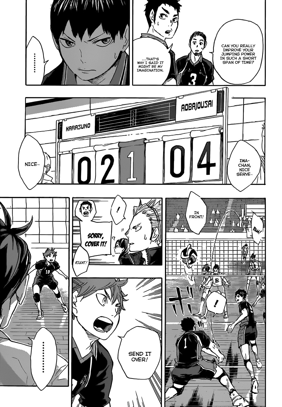 Haikyu!! Chapter 50 page 15 - Chapter 50: The Setter Showdown