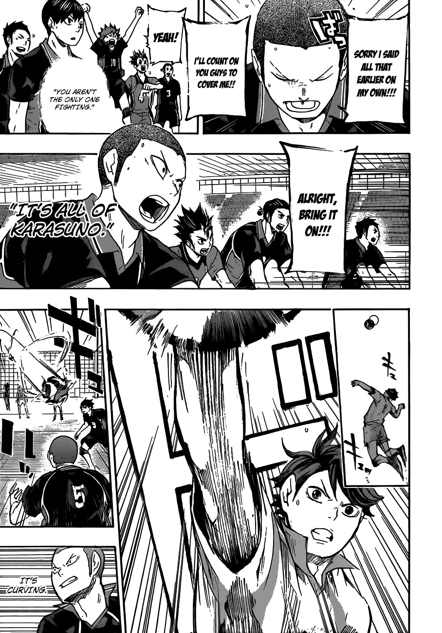 Haikyu!! Chapter 52 page 15 - Chapter 52: What Makes an Ace