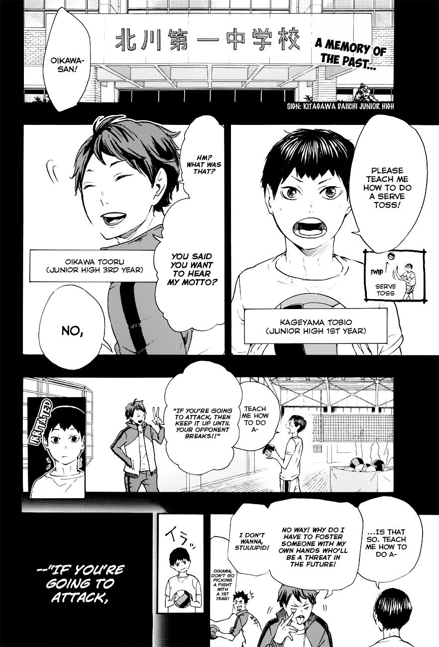 Haikyu!! Chapter 52 page 2 - Chapter 52: What Makes an Ace