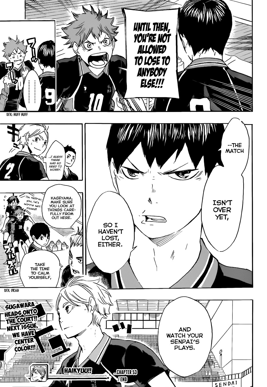 Haikyu!! Chapter 53 page 18 - Chapter 53: Oikawa Tooru Is Not a Genius