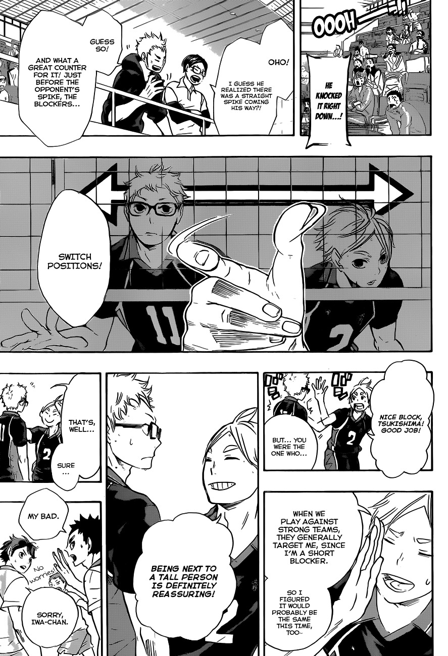 Haikyu!! Chapter 54 page 13 - Chapter 54: The Strength of a "Senpai"
