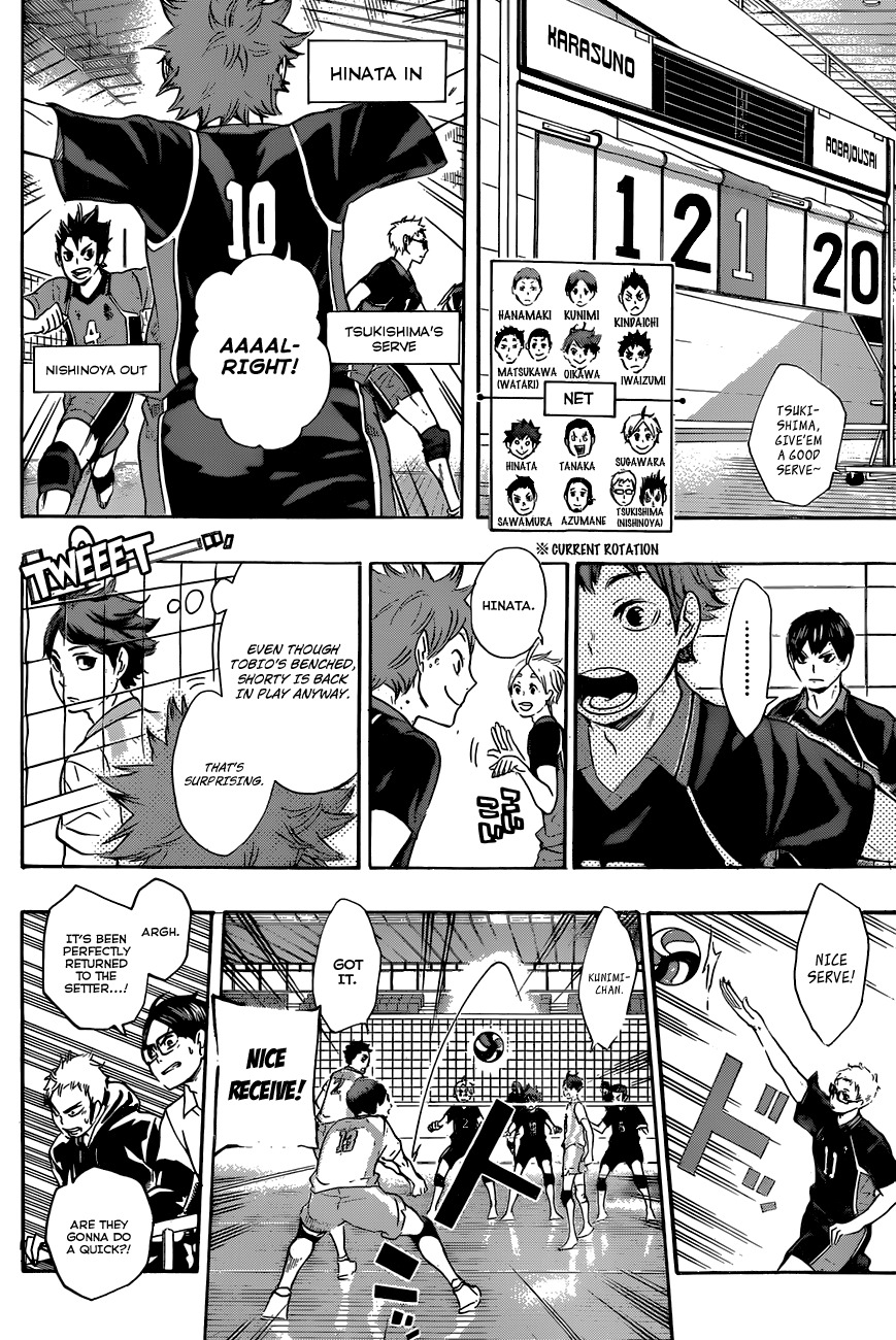 Haikyu!! Chapter 54 page 14 - Chapter 54: The Strength of a "Senpai"