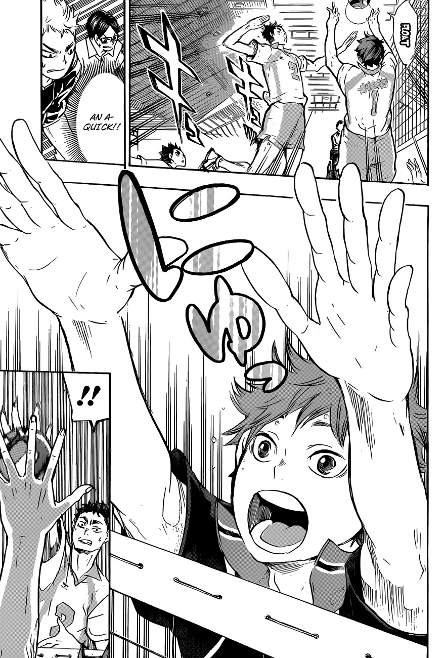 Haikyu!! Chapter 54 page 15 - Chapter 54: The Strength of a "Senpai"