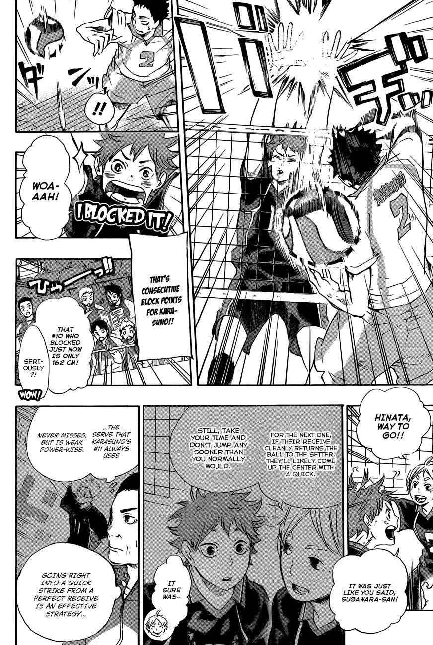 Haikyu!! Chapter 54 page 16 - Chapter 54: The Strength of a "Senpai"