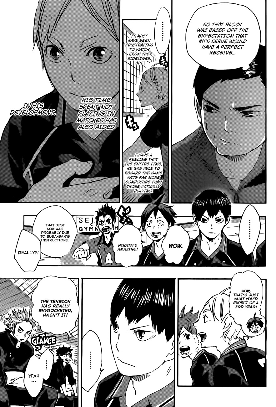 Haikyu!! Chapter 54 page 17 - Chapter 54: The Strength of a "Senpai"