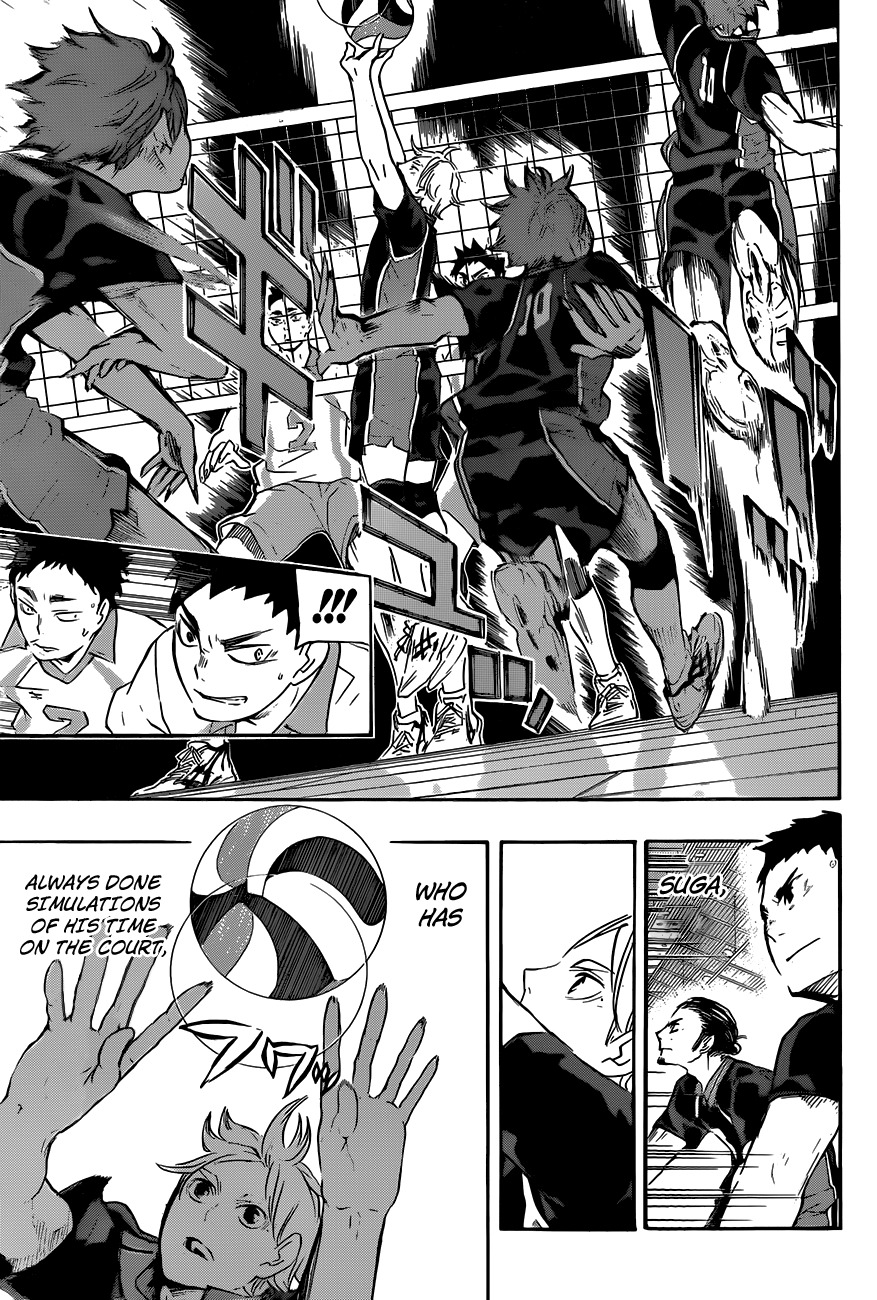 Haikyu!! Chapter 54 page 21 - Chapter 54: The Strength of a "Senpai"