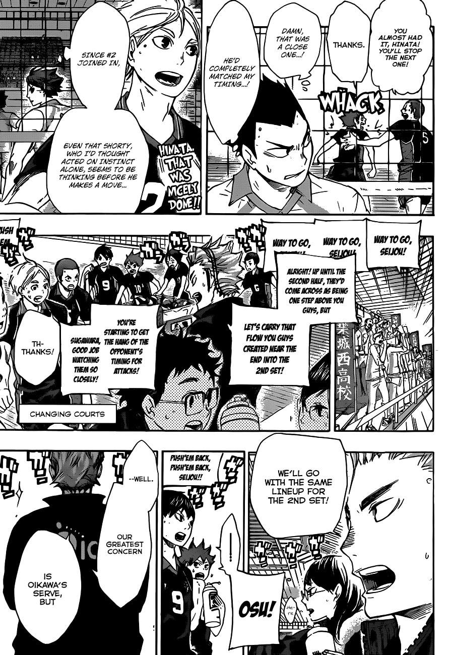 Haikyu!! Chapter 55 page 14 - Chapter 55: "What's Best for Me" and "What's Best for You"