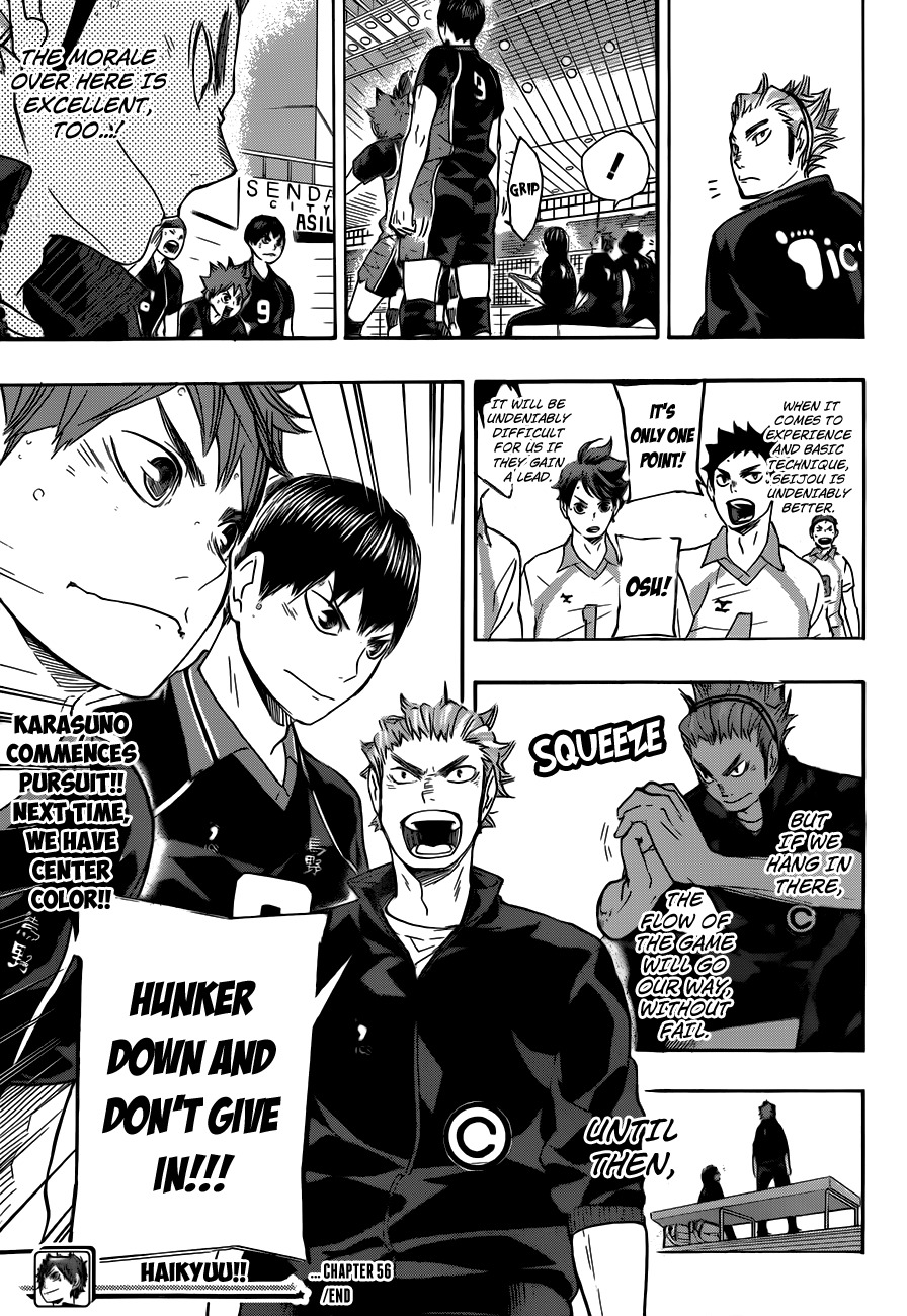 Haikyu!! Chapter 56 page 17 - Chapter 56: The Select Few