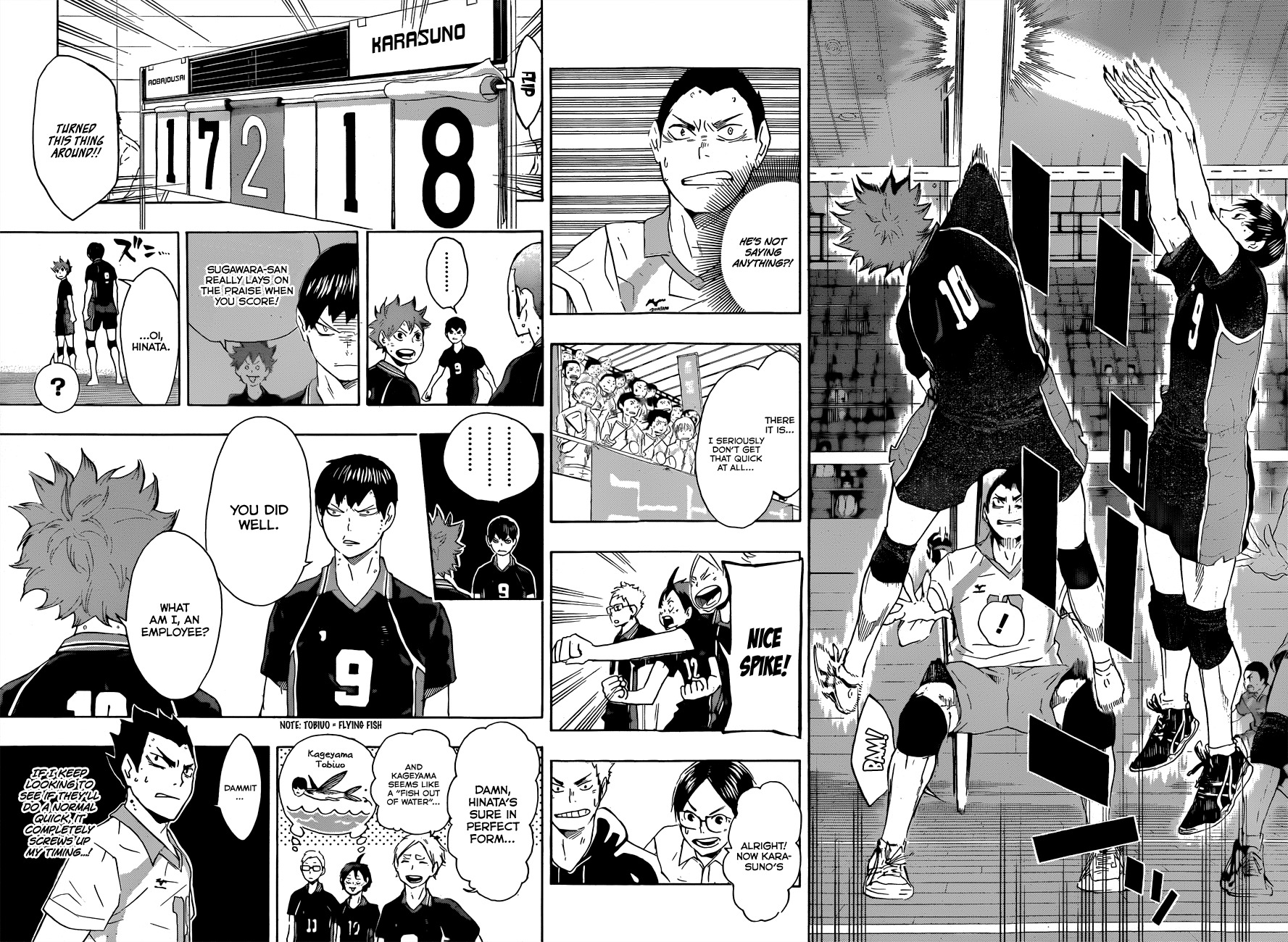 Haikyu!! Chapter 58 page 11 - Chapter 58: Normal Movements, Take 2
