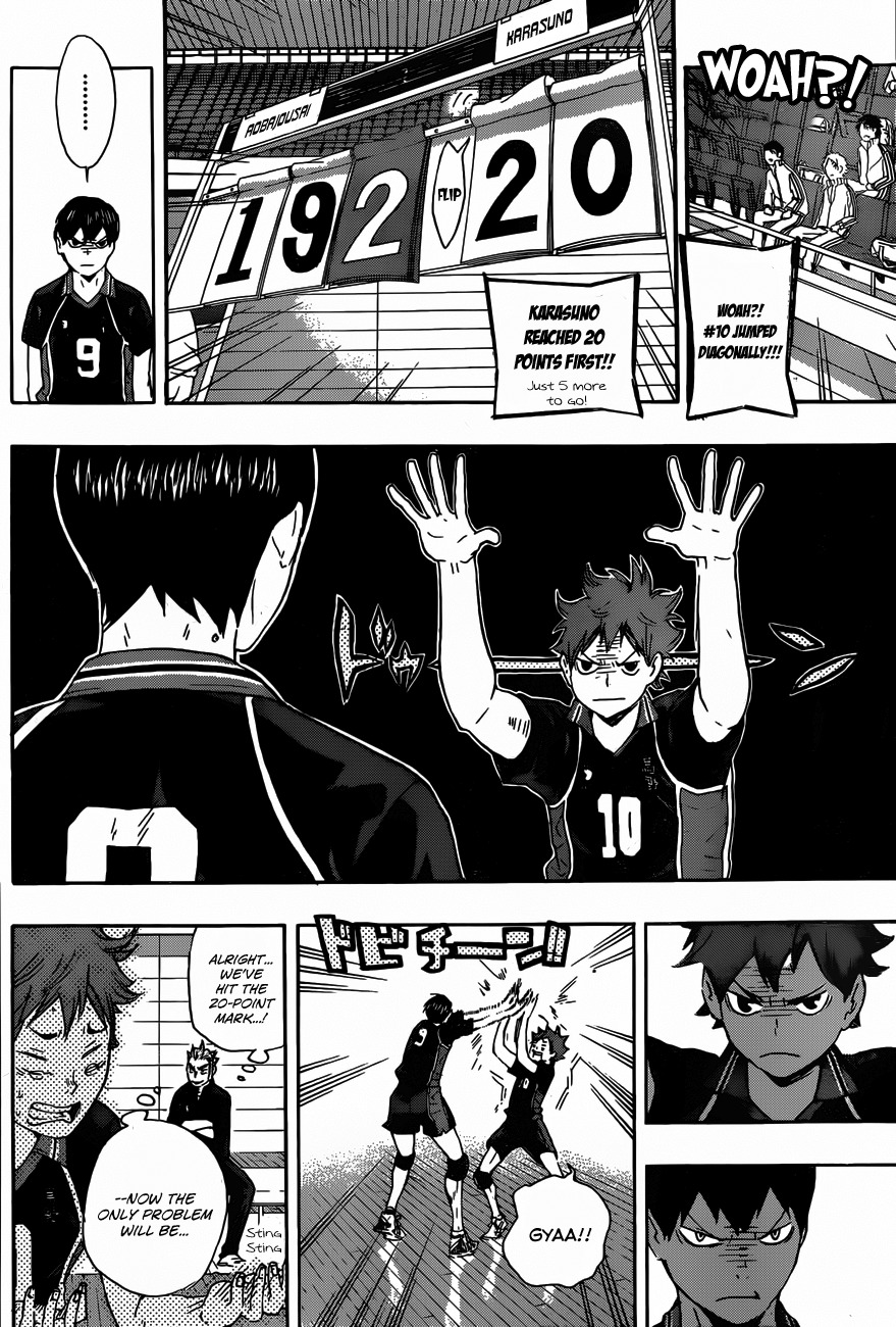 Haikyu!! Chapter 58 page 15 - Chapter 58: Normal Movements, Take 2