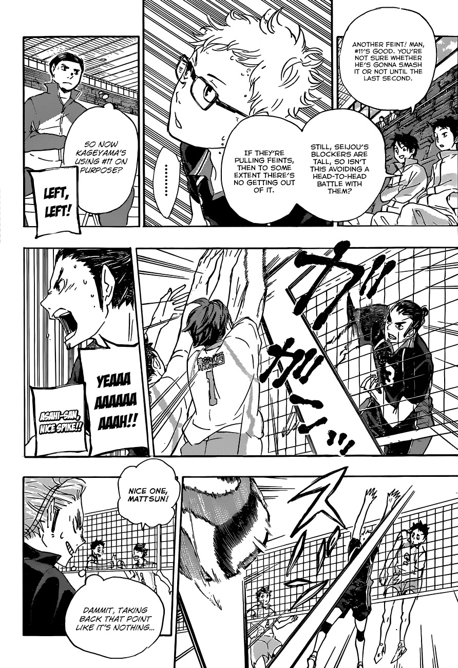 Haikyu!! Chapter 59 page 12 - Chapter 59: "Direct Communication"