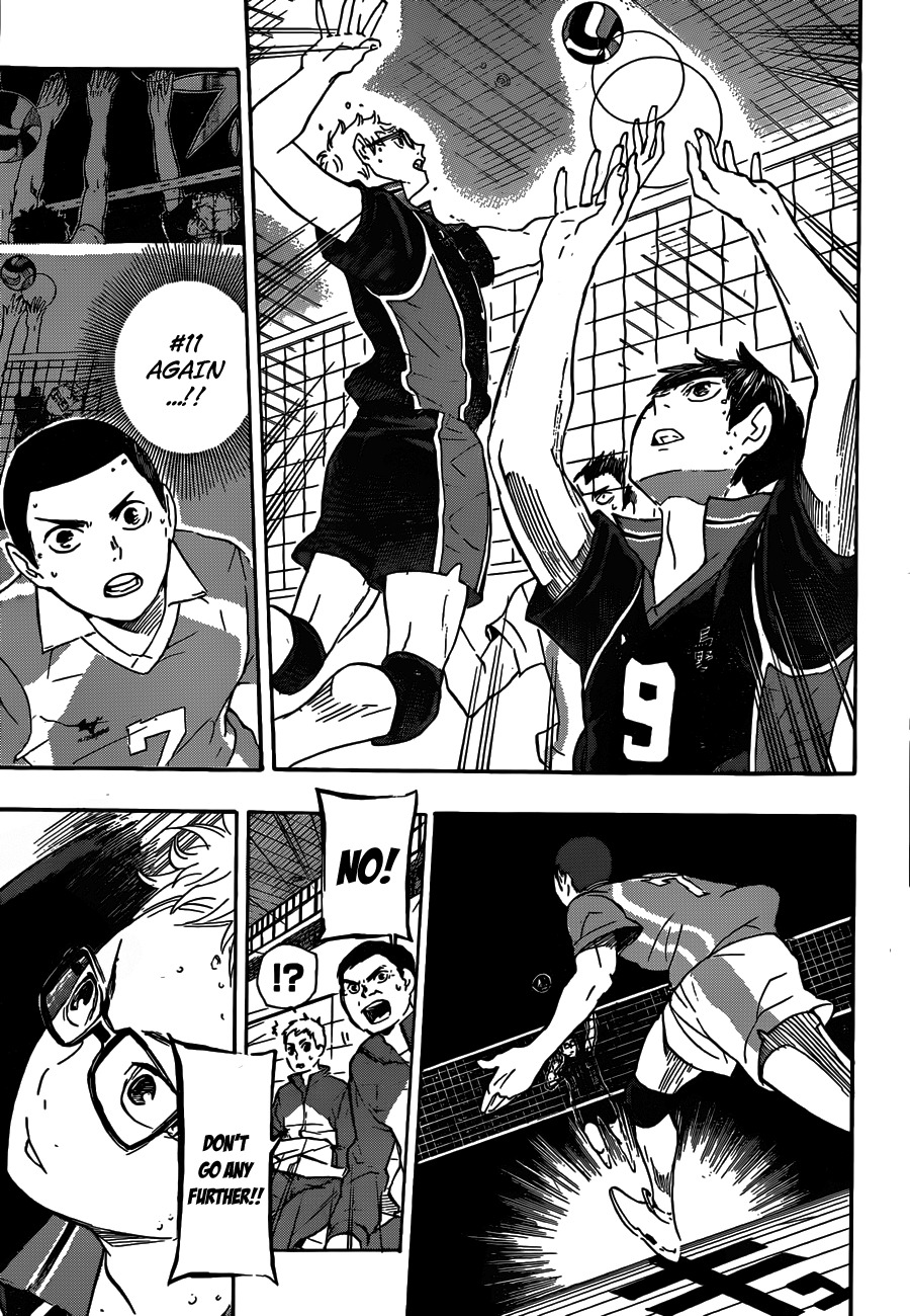 Haikyu!! Chapter 59 page 15 - Chapter 59: "Direct Communication"