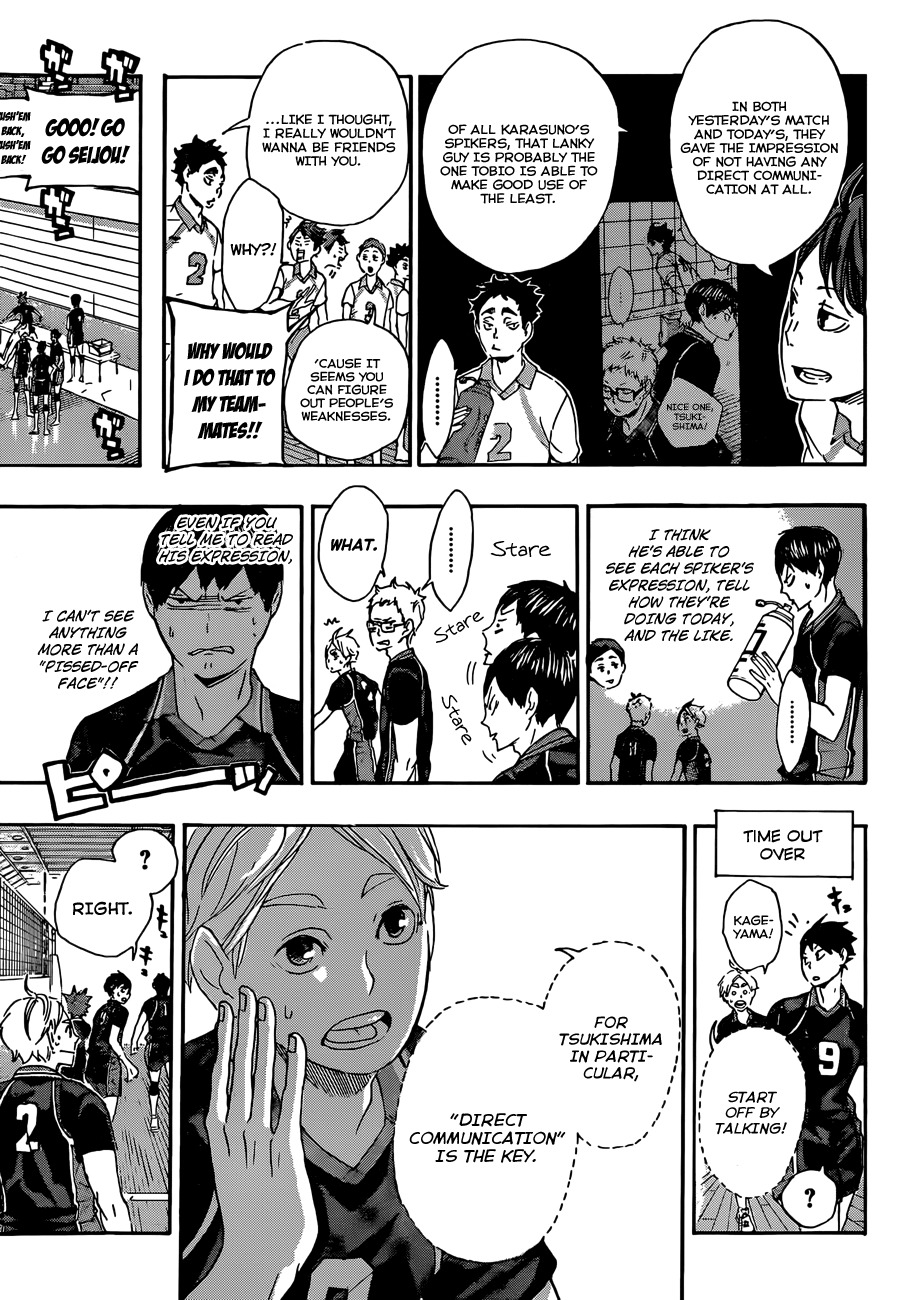 Haikyu!! Chapter 59 page 3 - Chapter 59: "Direct Communication"
