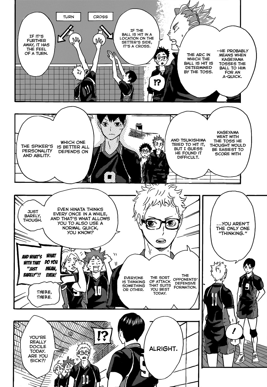 Haikyu!! Chapter 59 page 8 - Chapter 59: "Direct Communication"