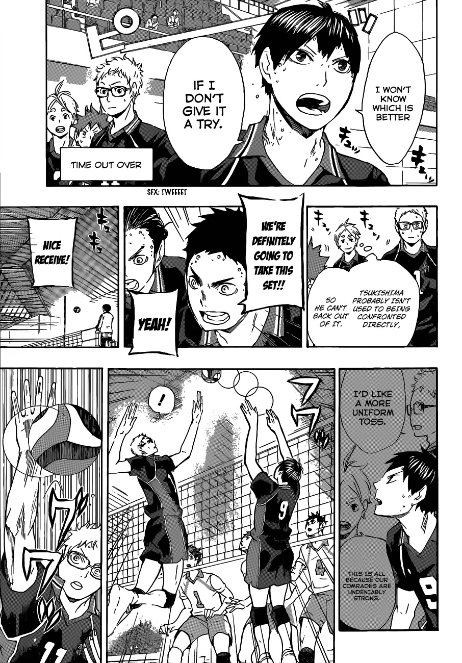 Haikyu!! Chapter 59 page 9 - Chapter 59: "Direct Communication"
