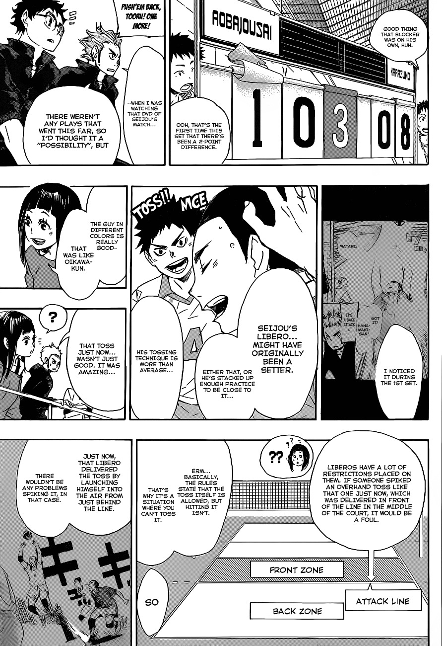 Haikyu!! Chapter 61 page 11 - Chapter 61: A Team's True Strength and the Small Beast