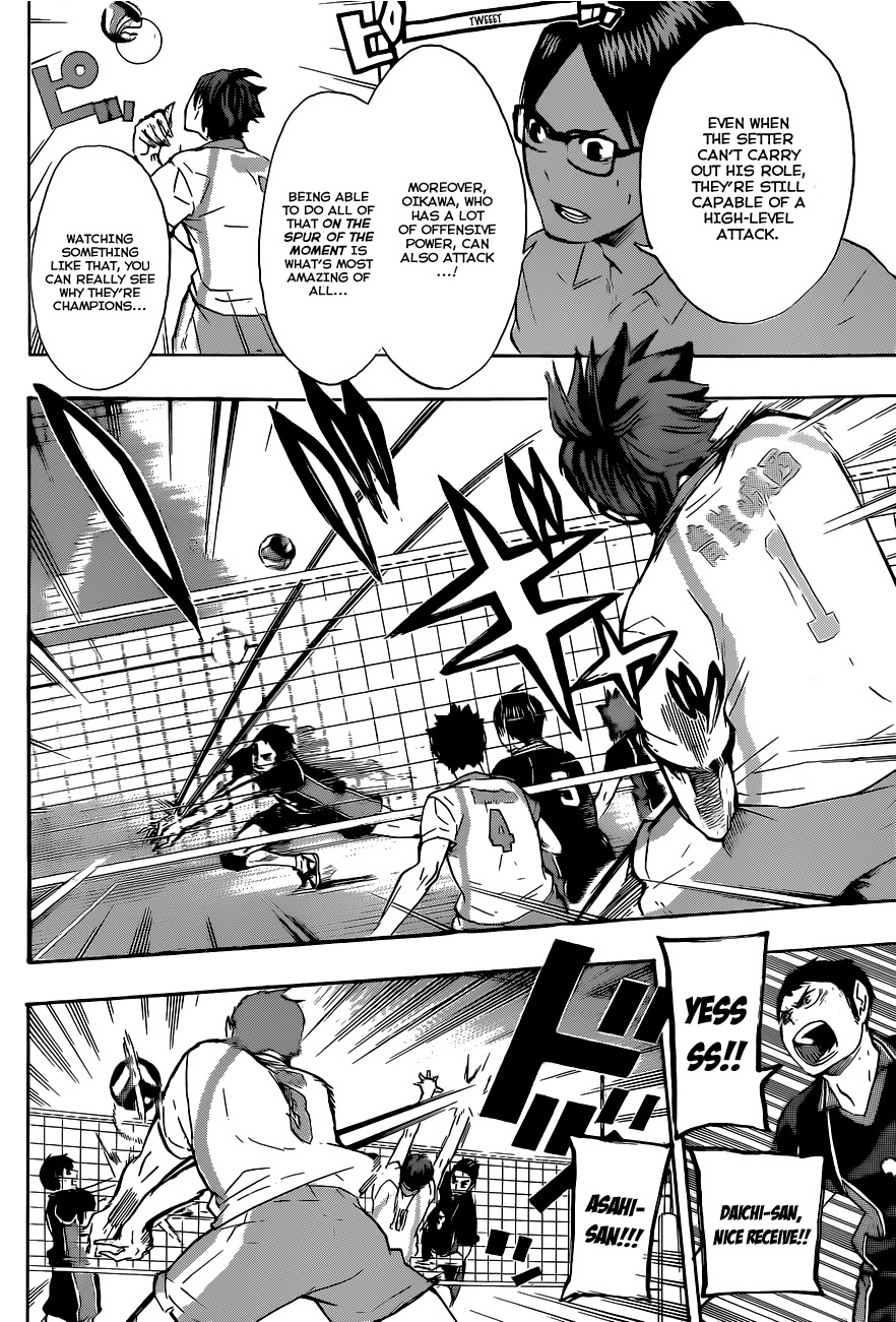 Haikyu!! Chapter 61 page 12 - Chapter 61: A Team's True Strength and the Small Beast