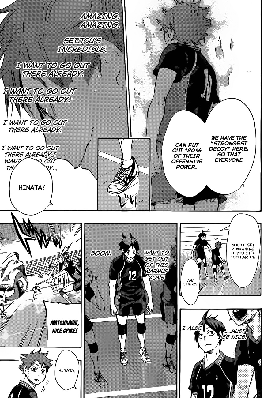 Haikyu!! Chapter 61 page 17 - Chapter 61: A Team's True Strength and the Small Beast
