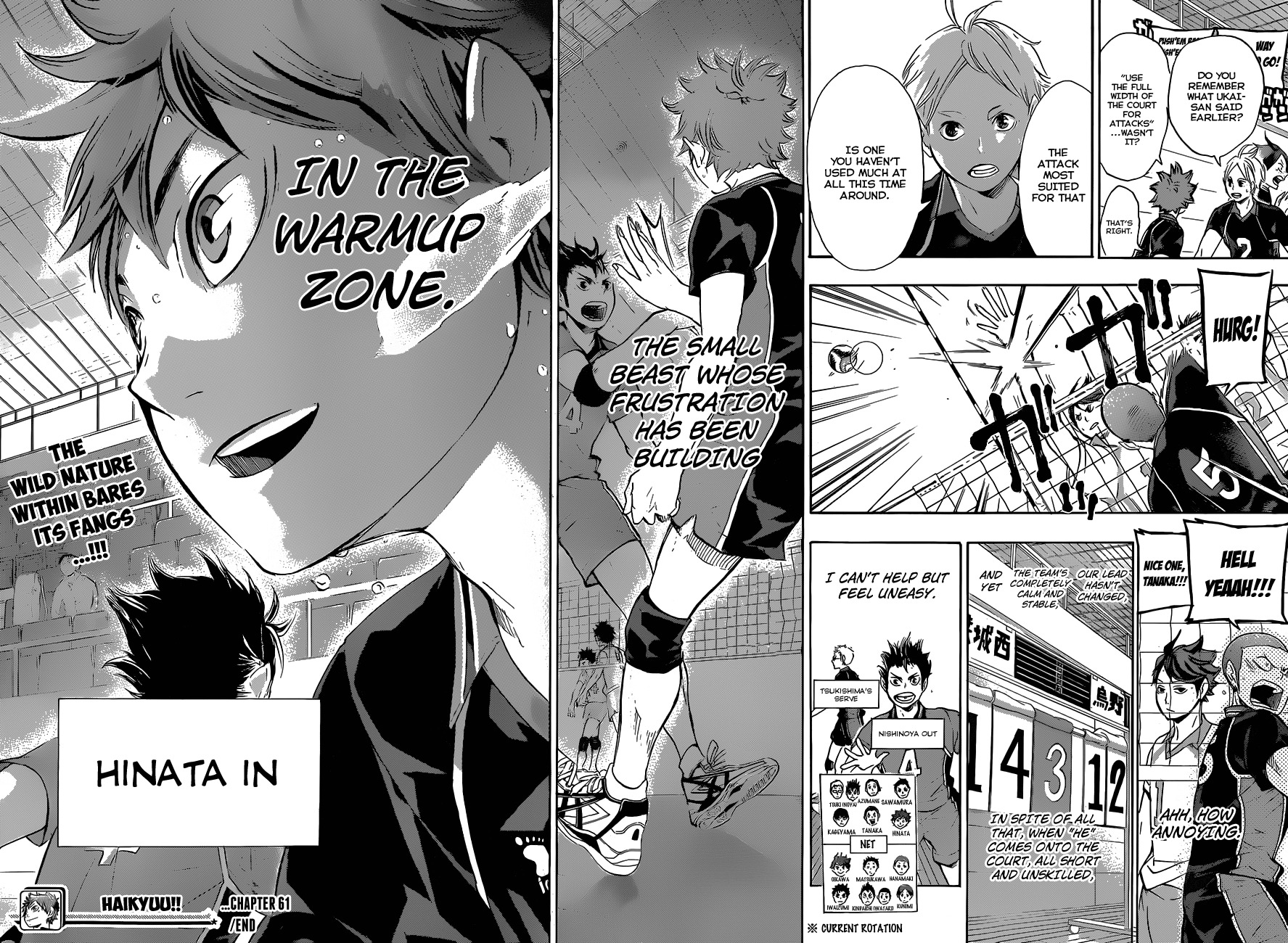 Haikyu!! Chapter 61 page 18 - Chapter 61: A Team's True Strength and the Small Beast