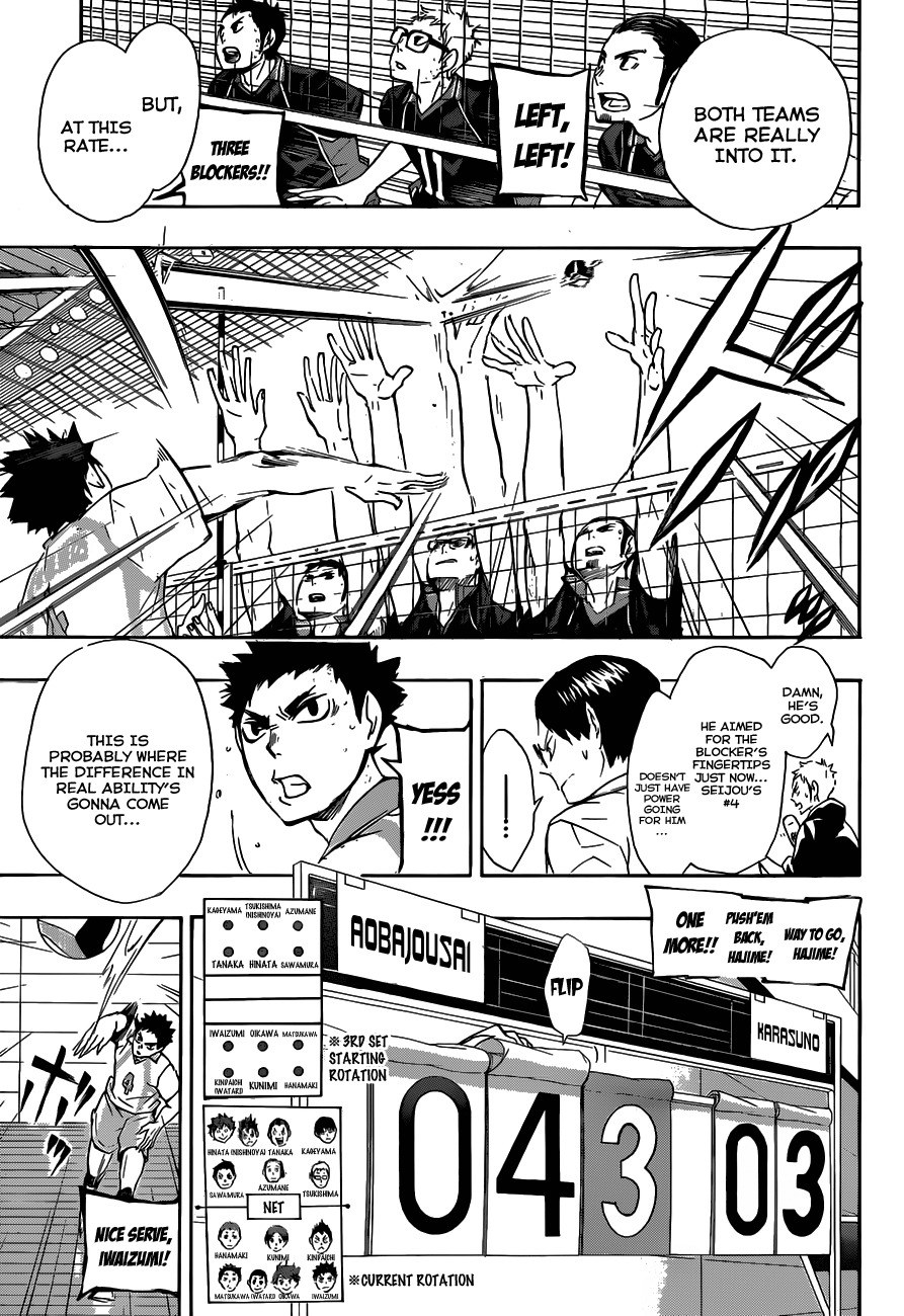 Haikyu!! Chapter 61 page 3 - Chapter 61: A Team's True Strength and the Small Beast