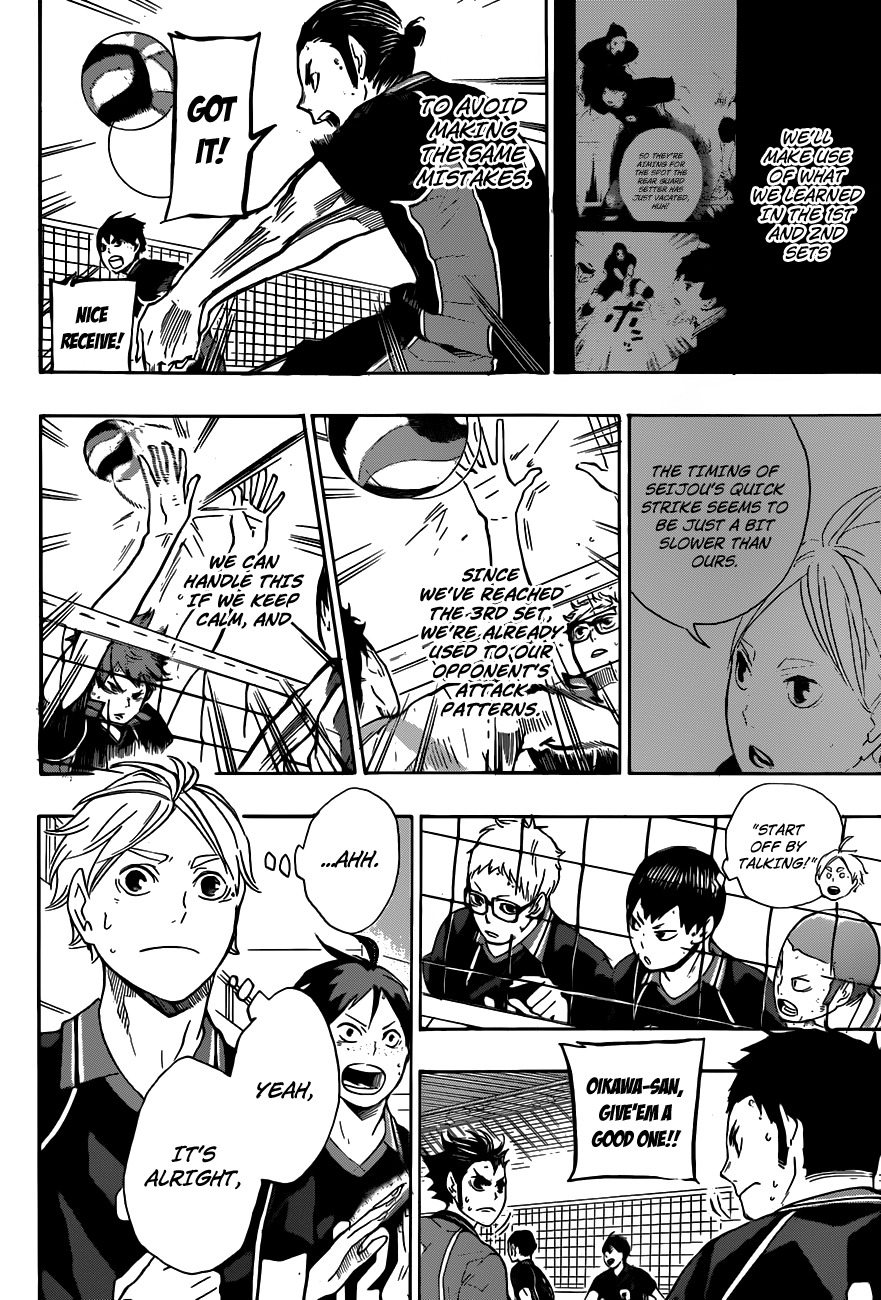 Haikyu!! Chapter 61 page 4 - Chapter 61: A Team's True Strength and the Small Beast