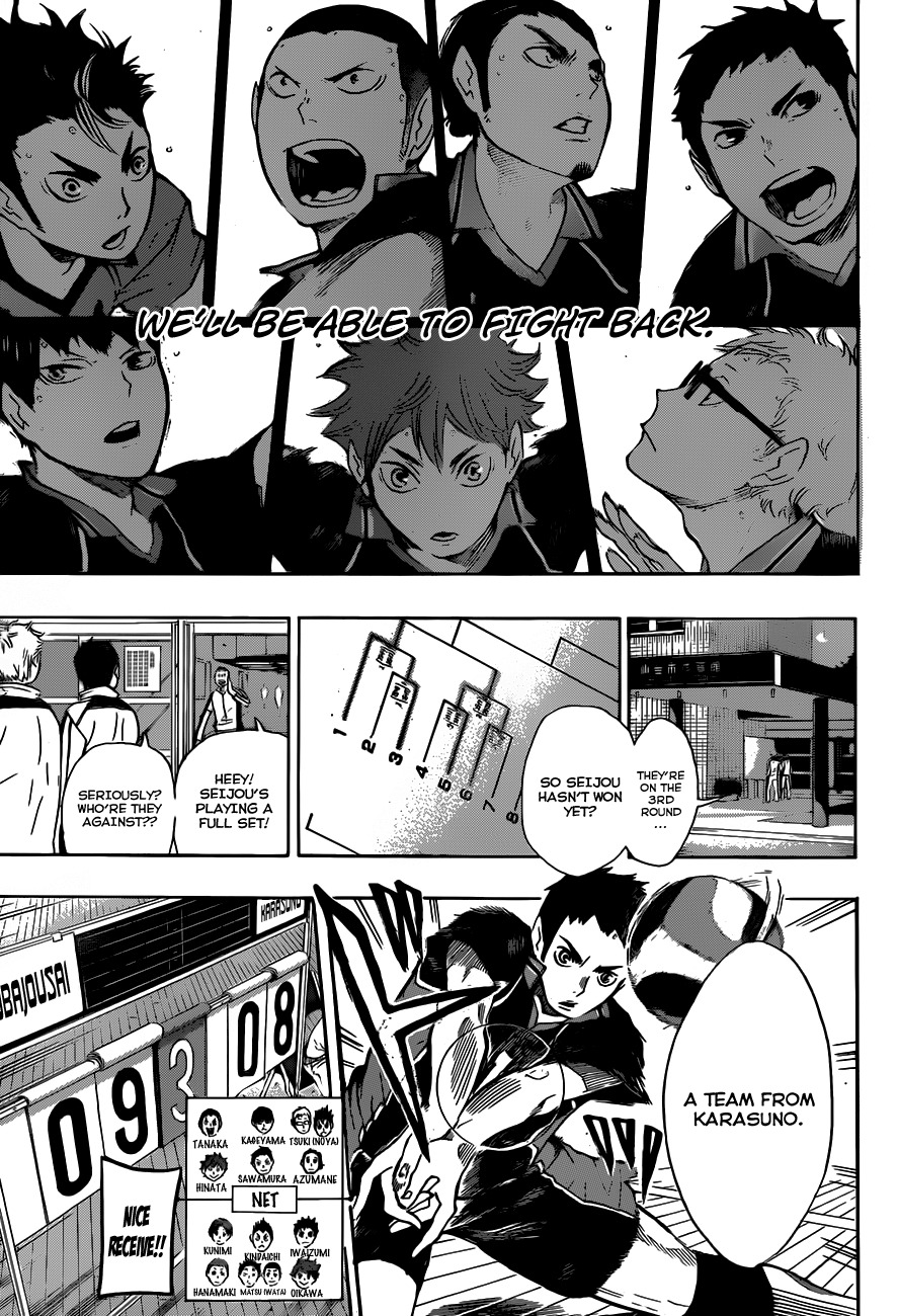 Haikyu!! Chapter 61 page 5 - Chapter 61: A Team's True Strength and the Small Beast