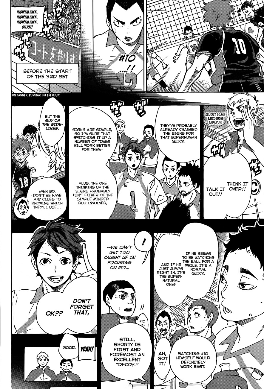Haikyu!! Chapter 61 page 6 - Chapter 61: A Team's True Strength and the Small Beast
