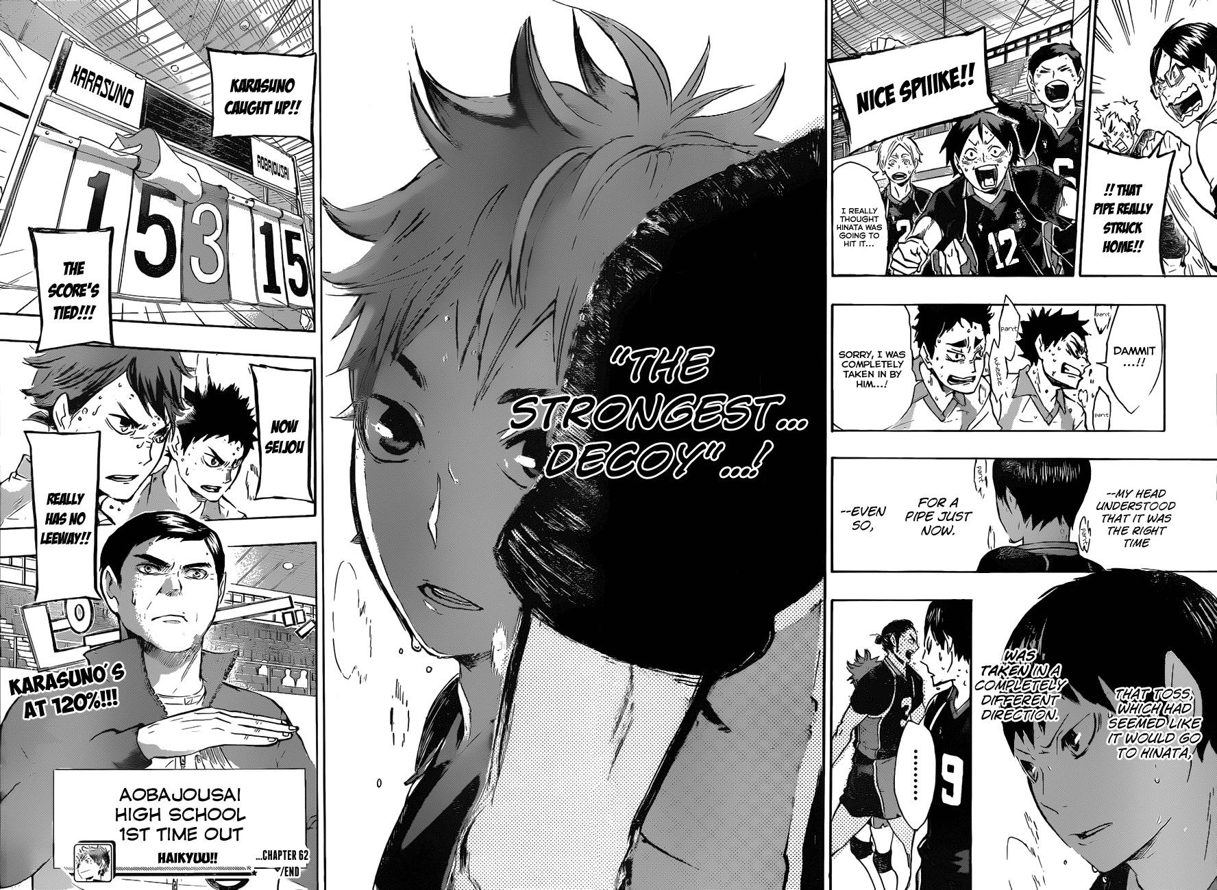 Haikyu!! Chapter 62 page 14 - Chapter 62: The Full Width of the Court