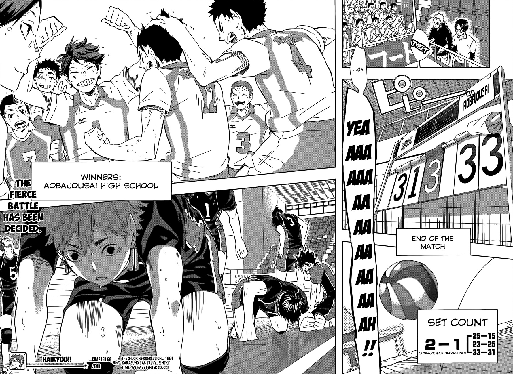 Haikyu!! Chapter 68 page 14 - Chapter 68: A "Solitary King" No Longer