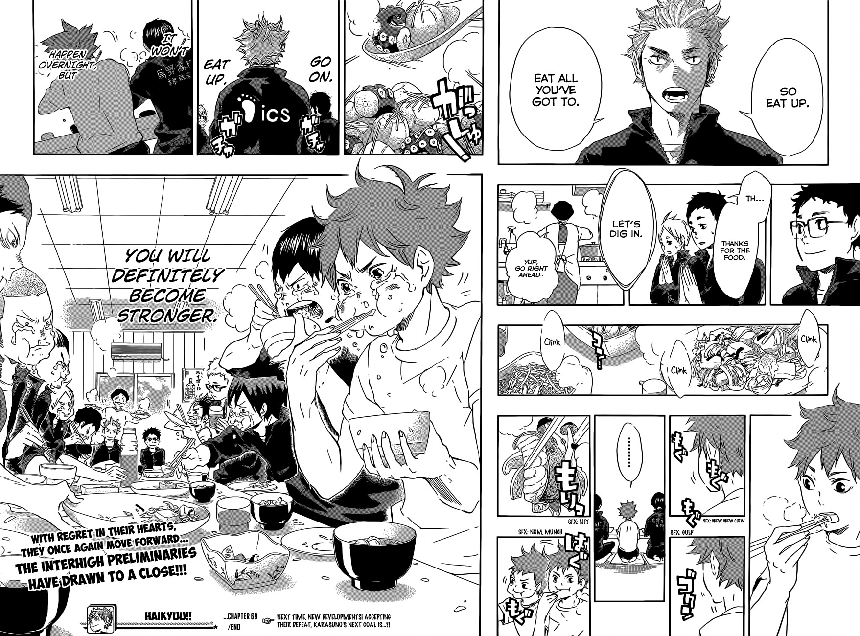 Haikyu!! Chapter 69 page 17 - Chapter 69: The Defeated