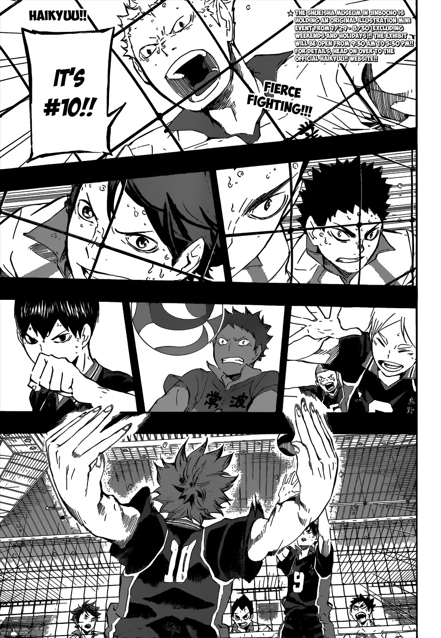 Haikyu!! Chapter 70 page 1 - Chapter 70: Day 3