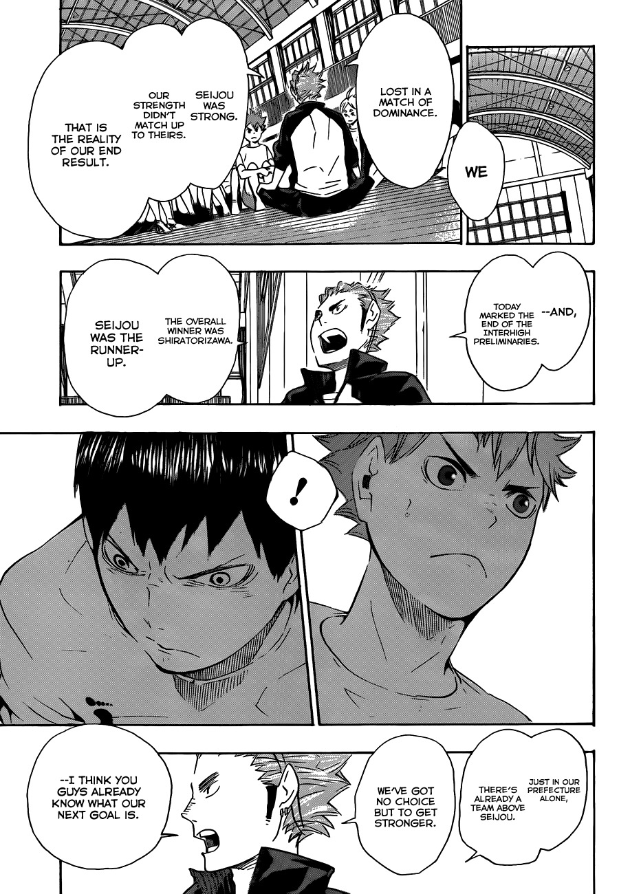 Haikyu!! Chapter 71 page 14 - Chapter 71: A Goal and Regrets