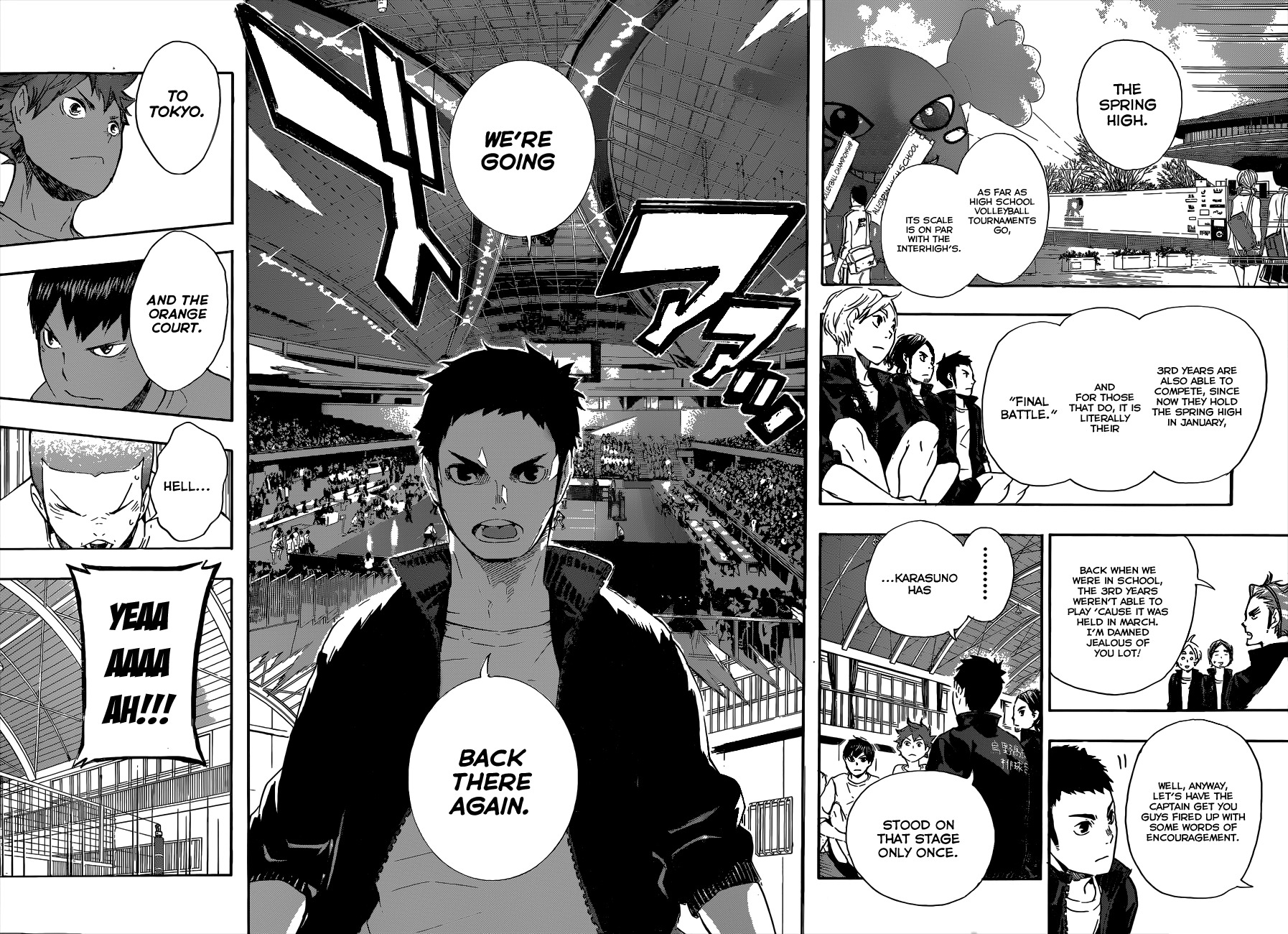Haikyu!! Chapter 71 page 15 - Chapter 71: A Goal and Regrets