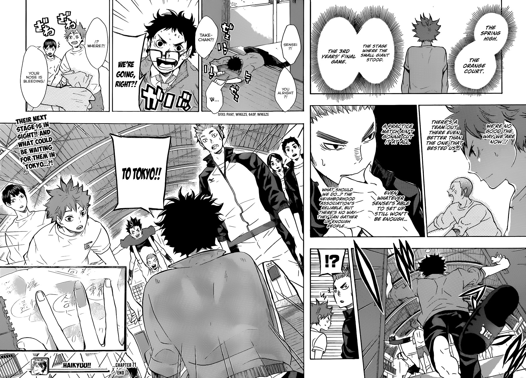 Haikyu!! Chapter 71 page 16 - Chapter 71: A Goal and Regrets