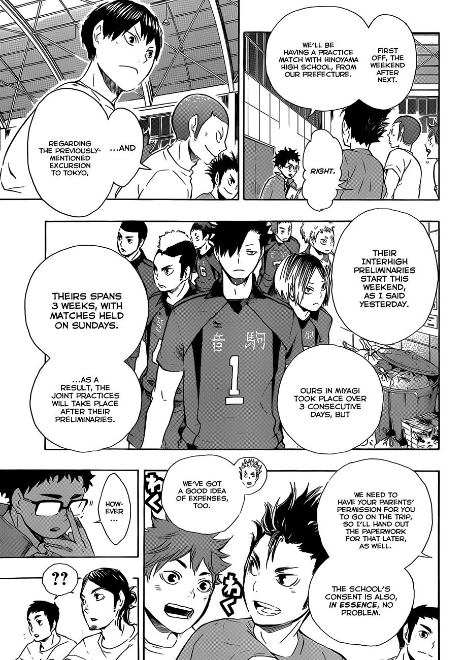Haikyu!! Chapter 72 page 14 - Chapter 72: Let's Go, Tokyo!!