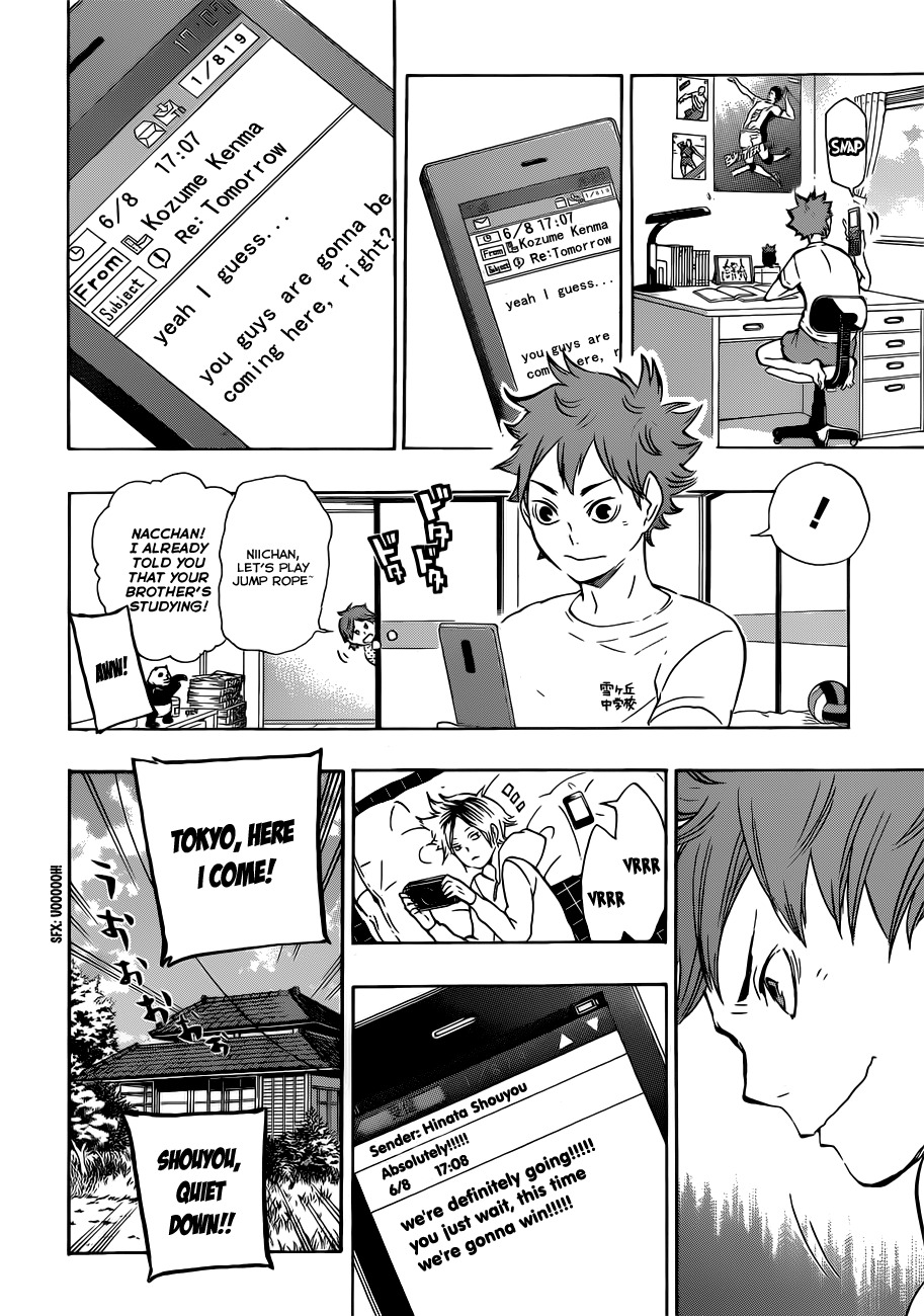Haikyu!! Chapter 73 page 16 - Chapter 73: The Road to Tokyo