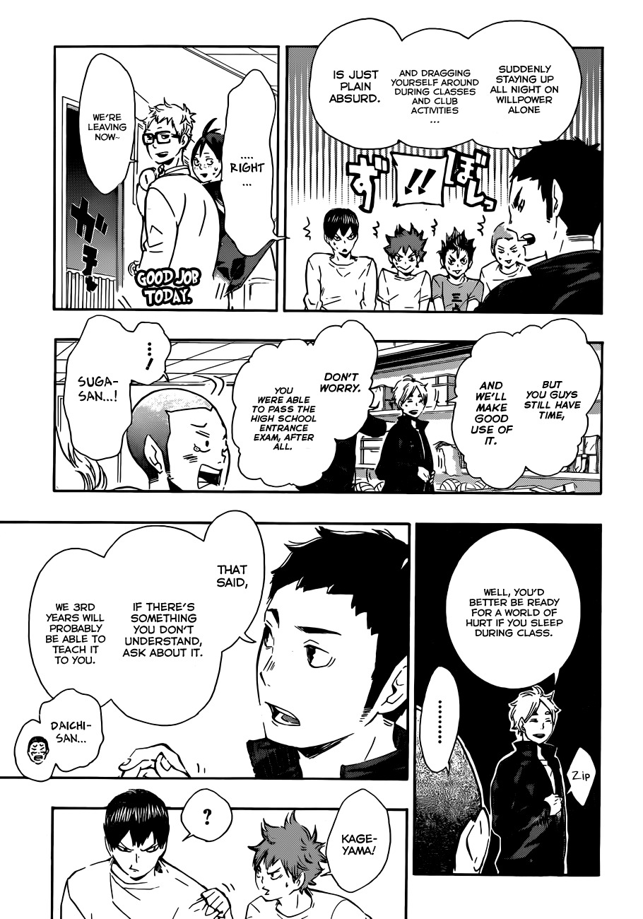 Haikyu!! Chapter 73 page 3 - Chapter 73: The Road to Tokyo