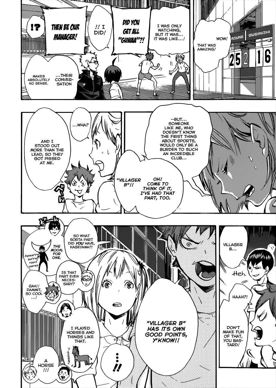 Haikyu!! Chapter 75 page 16 - Chapter 75: "Villager B"