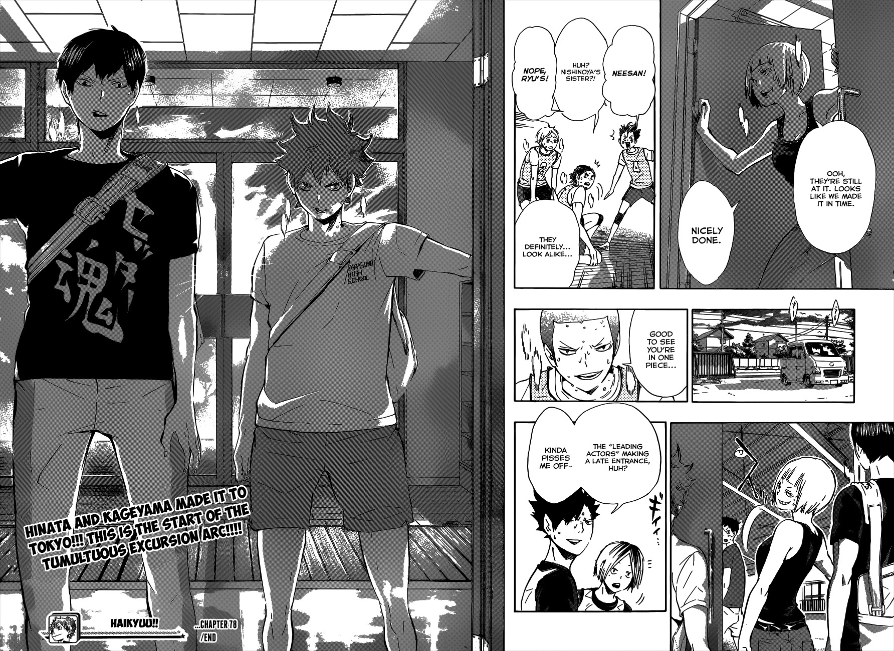 Haikyu!! Chapter 78 page 17 - Chapter 78: Let's Go, Tokyo!! for Real!!
