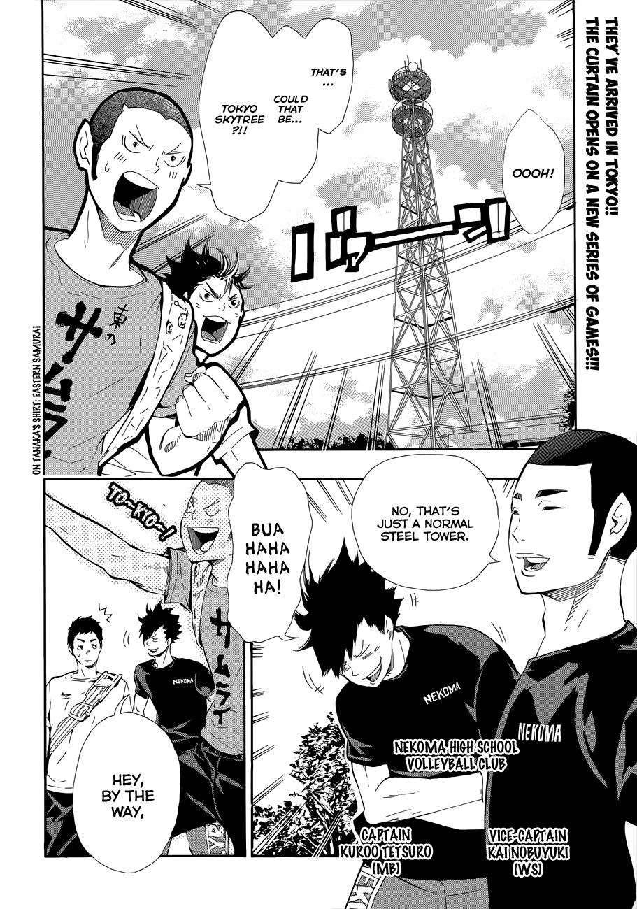 Haikyu!! Chapter 78 page 2 - Chapter 78: Let's Go, Tokyo!! for Real!!