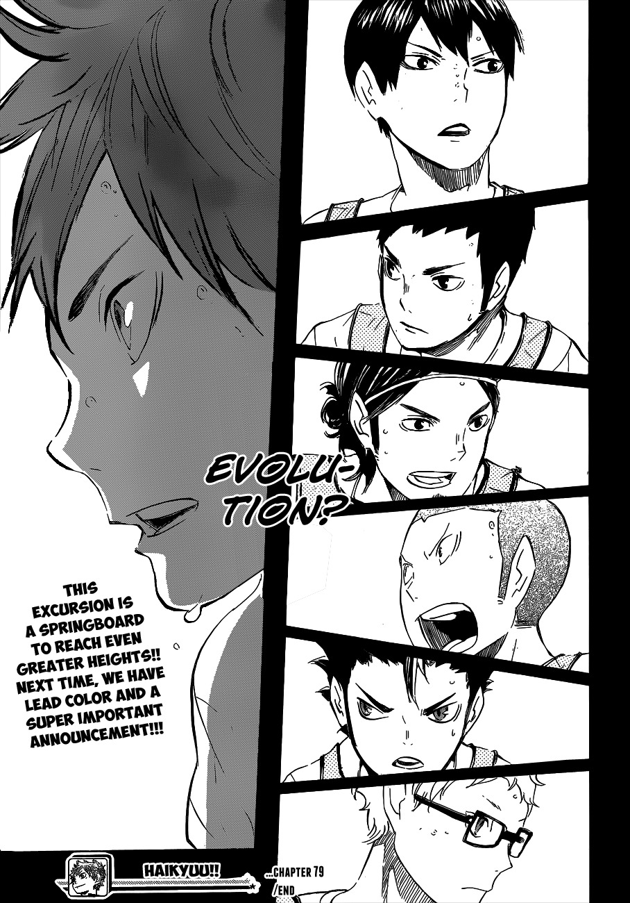 Haikyu!! Chapter 79 page 18 - Chapter 79: "Center Ace"