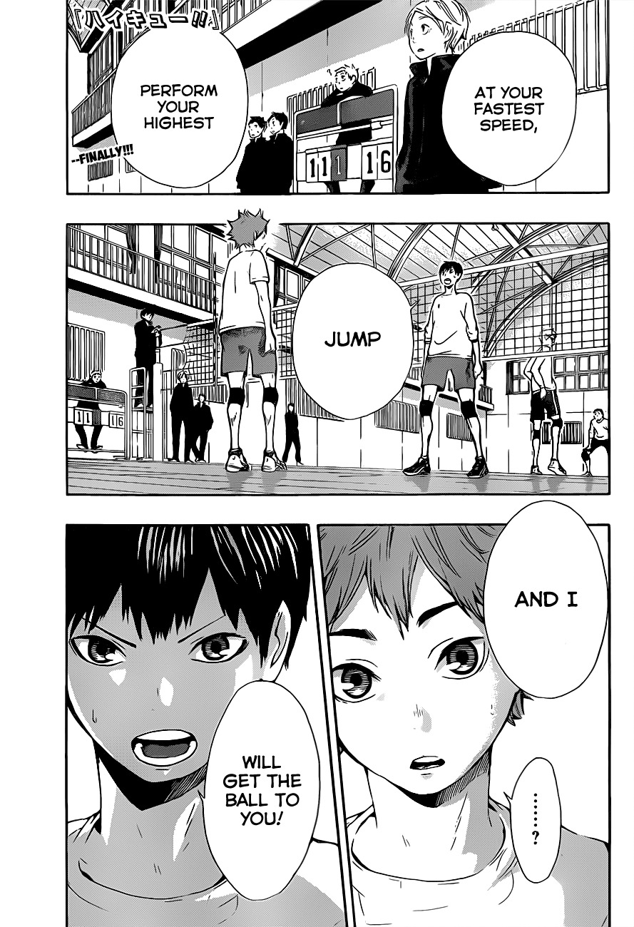 Haikyu!! Chapter 8 page 1 - Chapter 8: The View from the Top