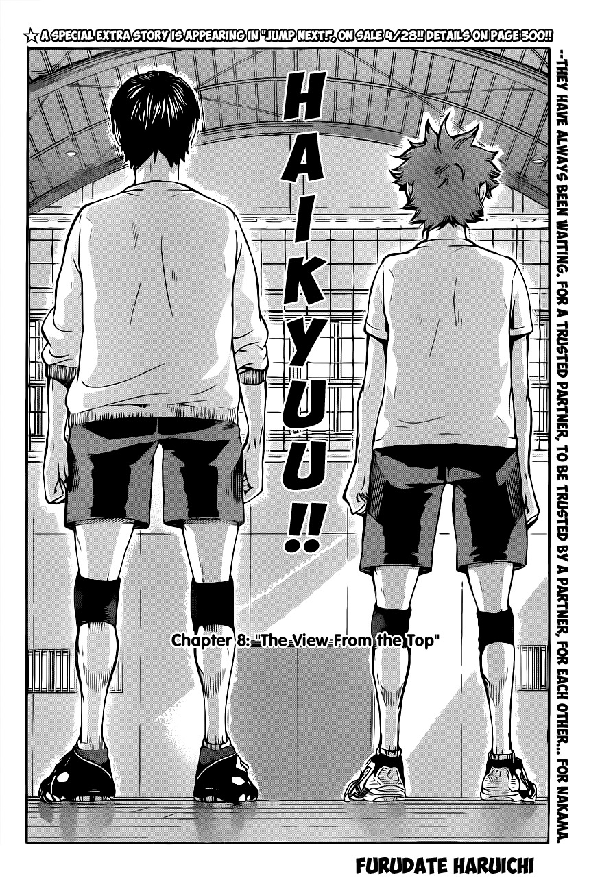 Haikyu!! Chapter 8 page 2 - Chapter 8: The View from the Top