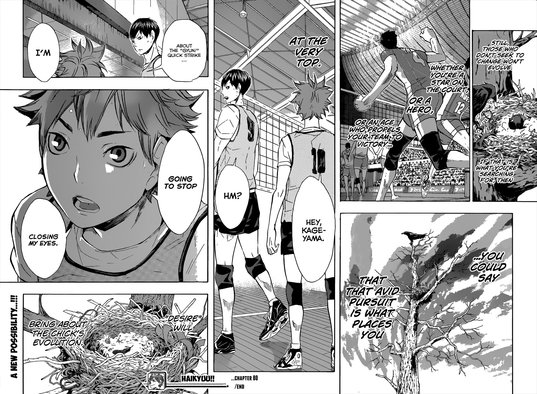 Haikyu!! Chapter 80 page 19 - Chapter 80: "Desire"