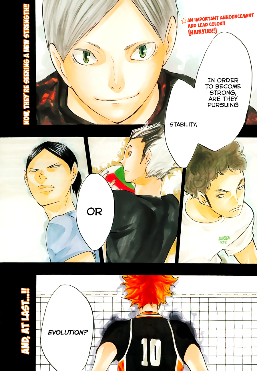 Haikyu!! Chapter 80 page 2 - Chapter 80: "Desire"
