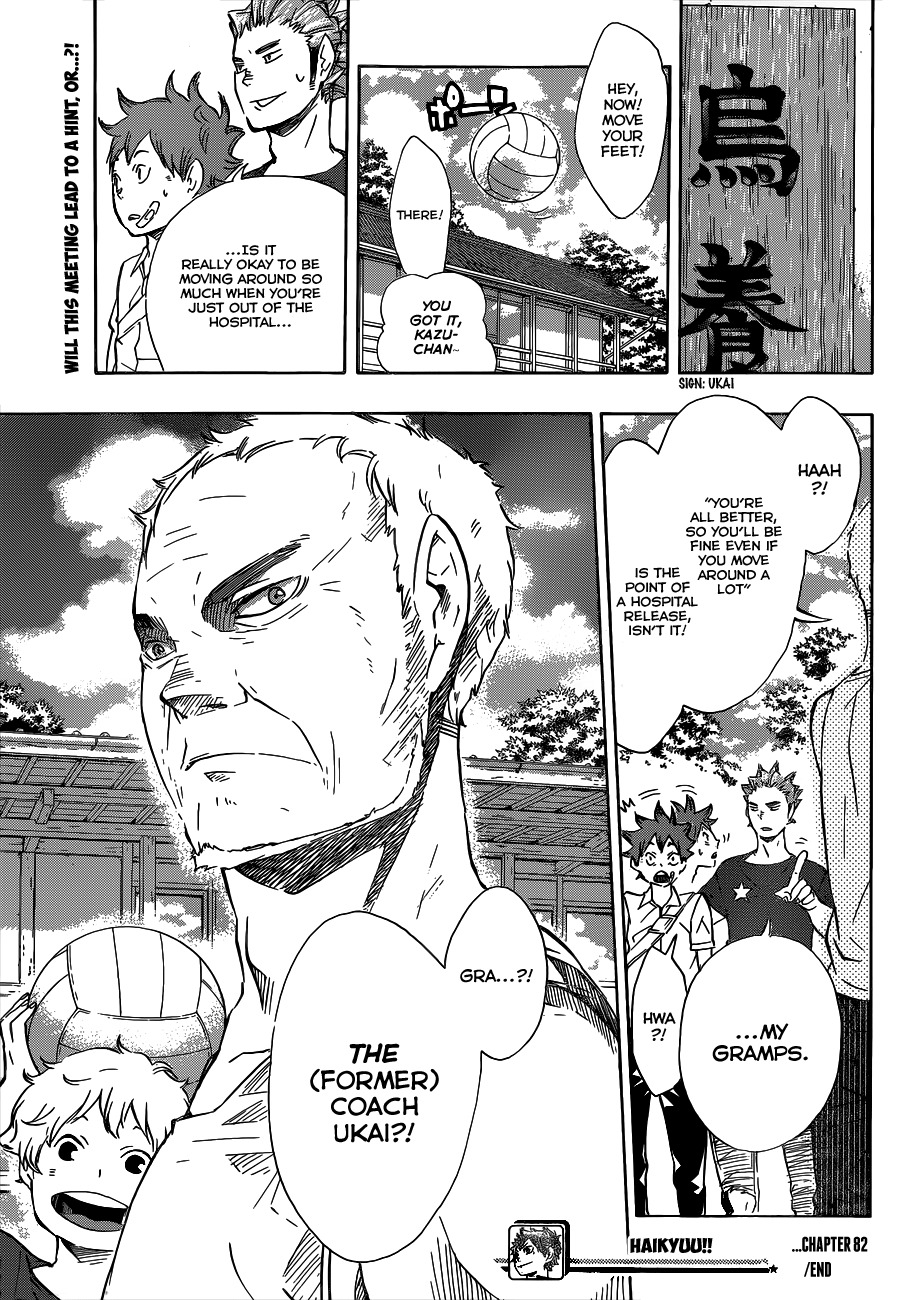 Haikyu!! Chapter 82 page 19 - Chapter 82: Breakdown