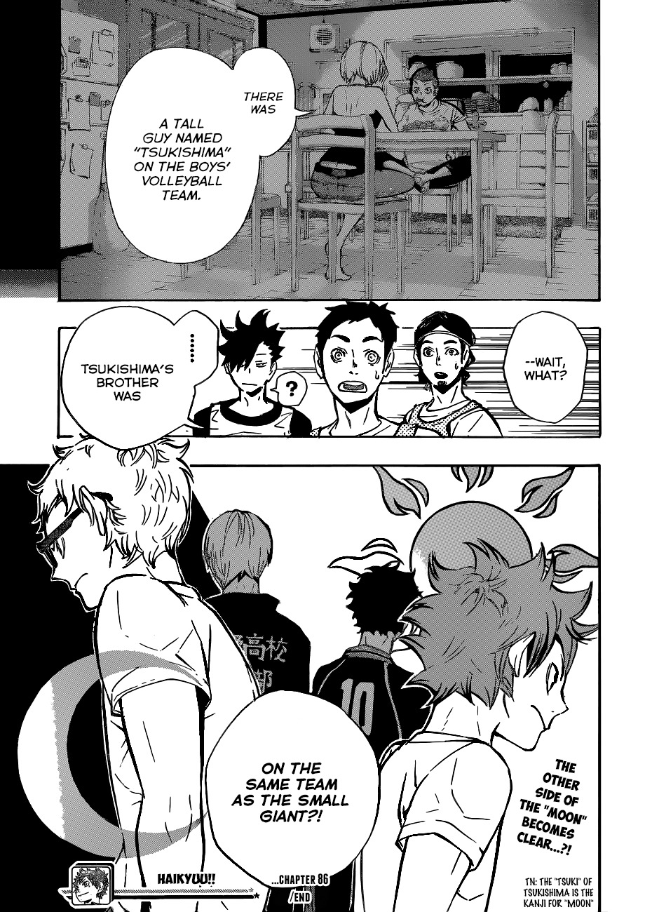 Haikyu!! Chapter 86 page 19 - Chapter 86: Moonrise