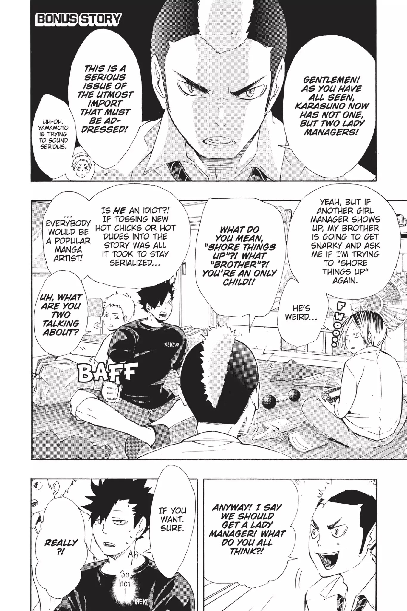 Haikyu!! Chapter 89.5 page 1 - Vol.10 Bonus Story